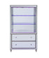 ACME Persis Bookcase, LED & Mirrored FredCo