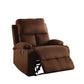 ACME Rosia Recliner, Chocolate Microfiber FredCo