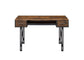 ACME Settea Computer Desk, Weathered Oak & Black Finish FredCo