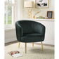 ACME Sigurd Accent Chair, Velvet & Gold FredCo