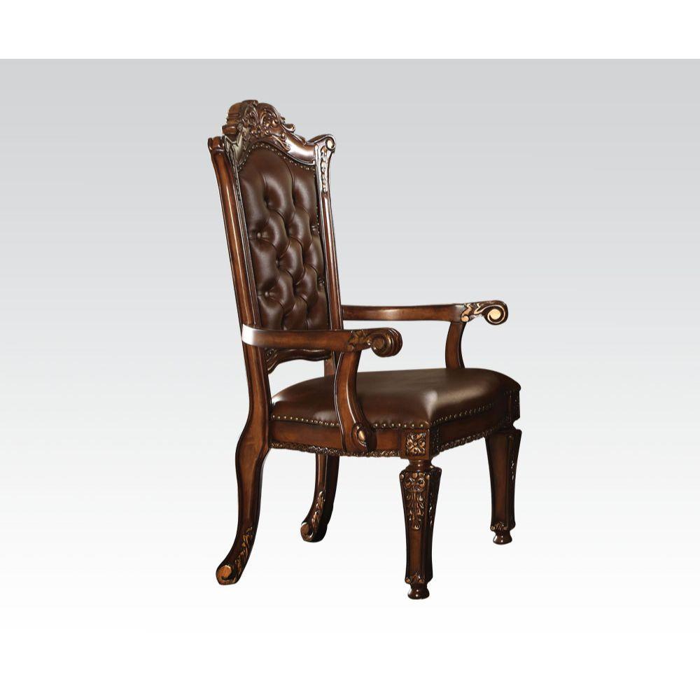 ACME Vendome Executive Chair (Arm), PU & Cherry FredCo