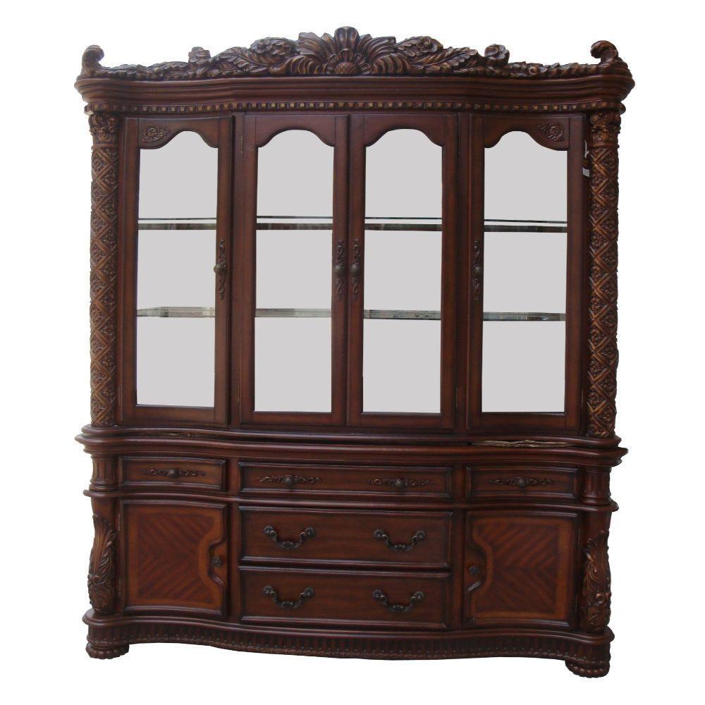 ACME Vendome Hutch & Buffet, Cherry 60006 FredCo