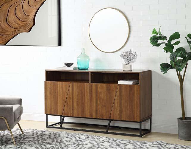 ACME Walden Console Table, Walnut Finish FredCo