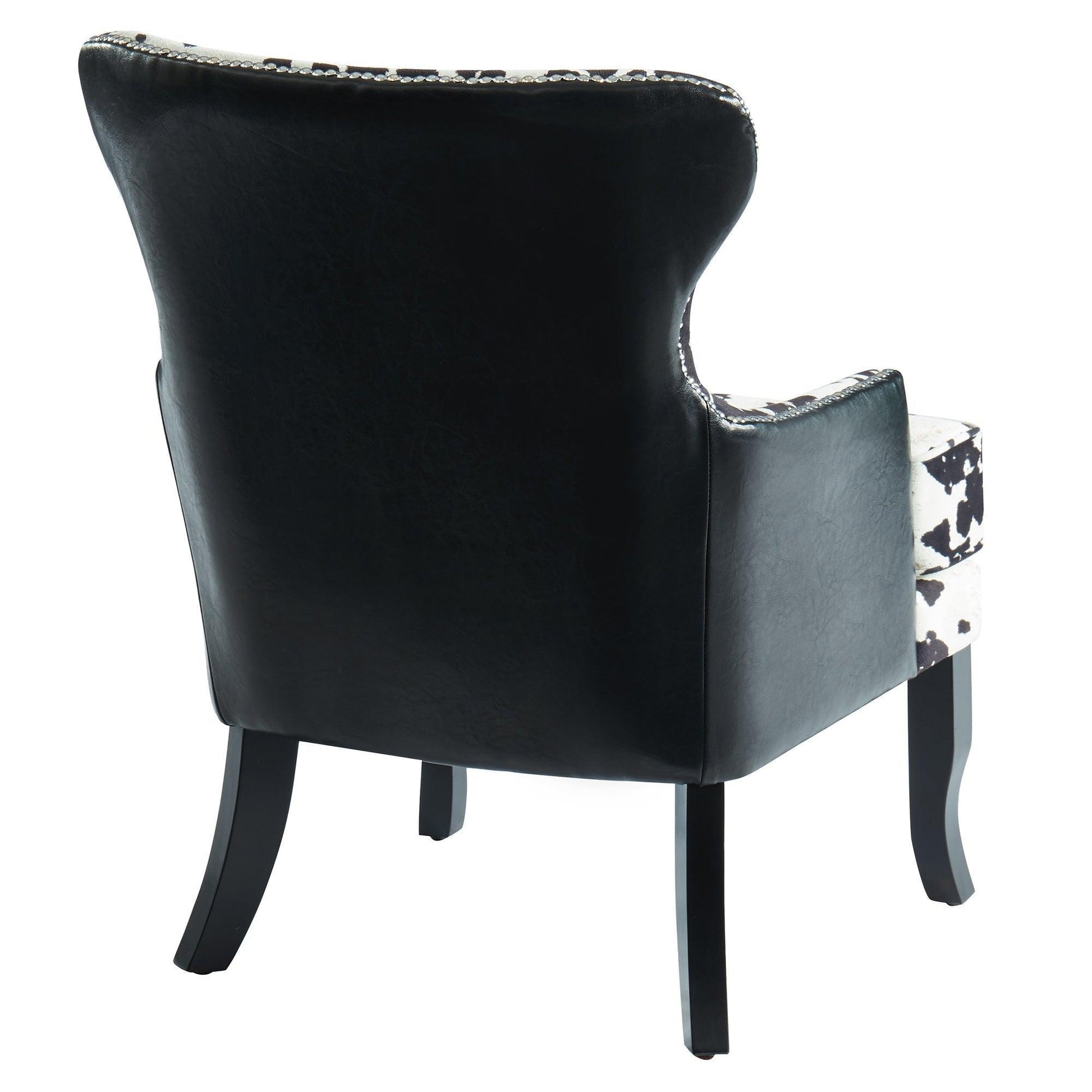 Angus leather slipper discount chair