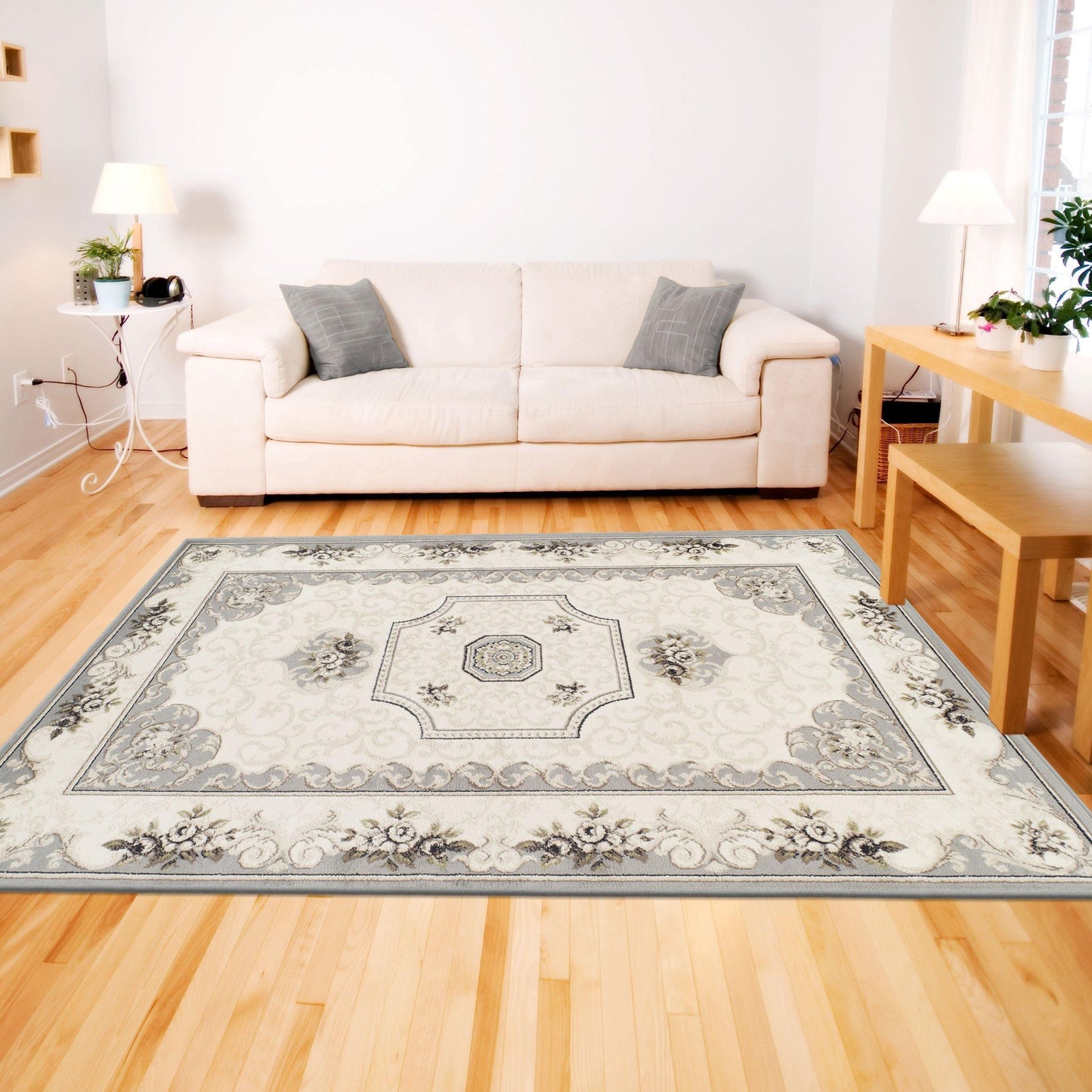 Annalise Floral Pendant Motifs Rug FredCo