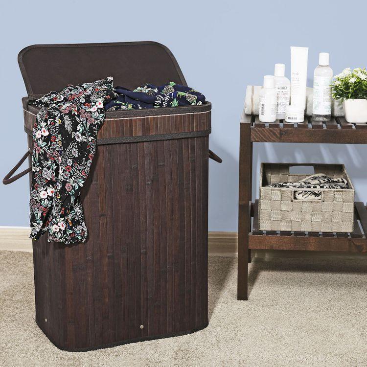 Bamboo Laundry Hamper FredCo