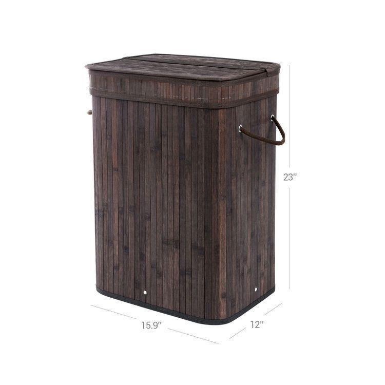 Bamboo Laundry Hamper FredCo