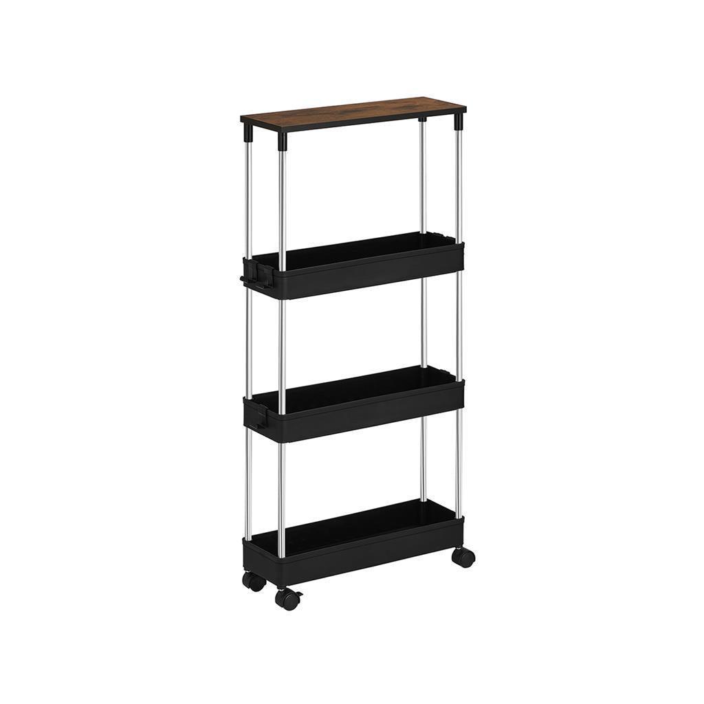 Bathroom Storage Narrow Shelf Cart FredCo