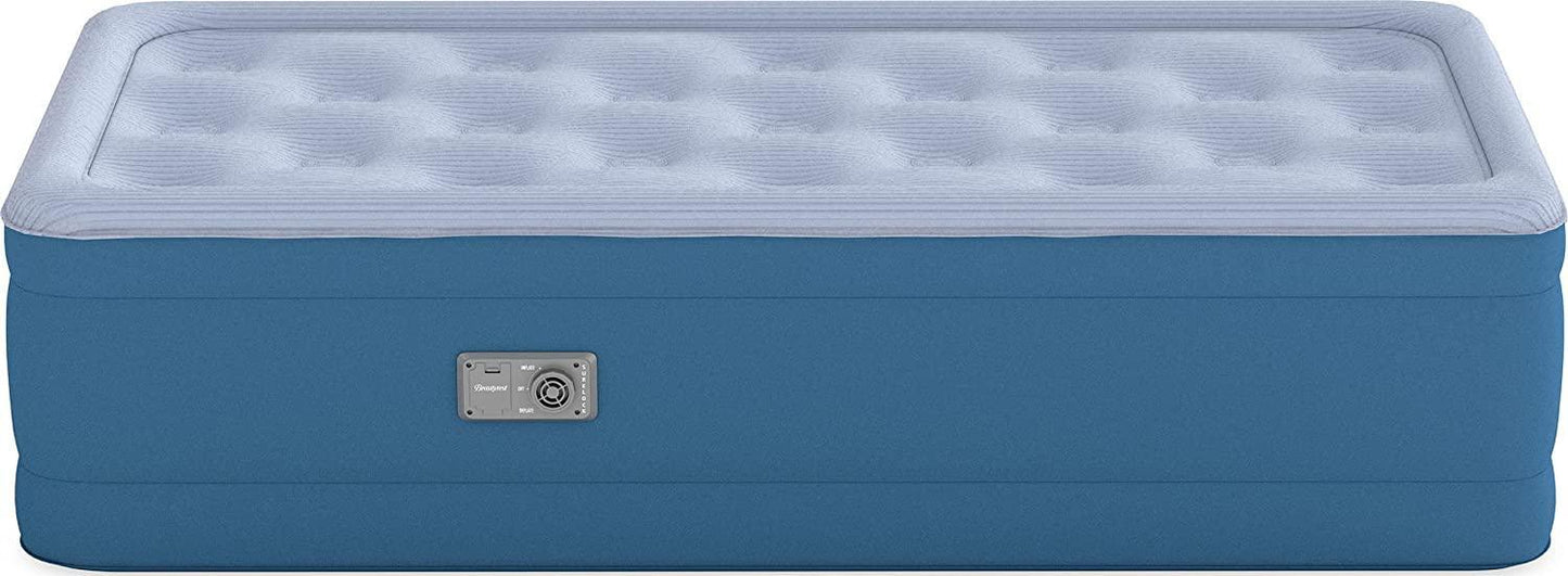 Beautyrest Comfort Plus 17" Offset Coil Twin Air Mattress with Inset Pump FredCo