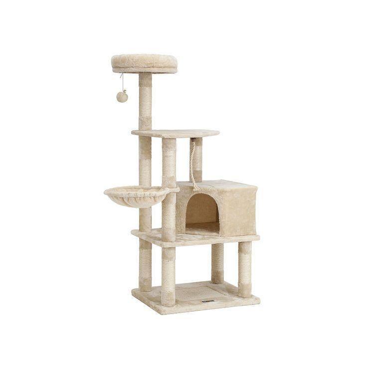 Beige Cat Tree 58" High FredCo