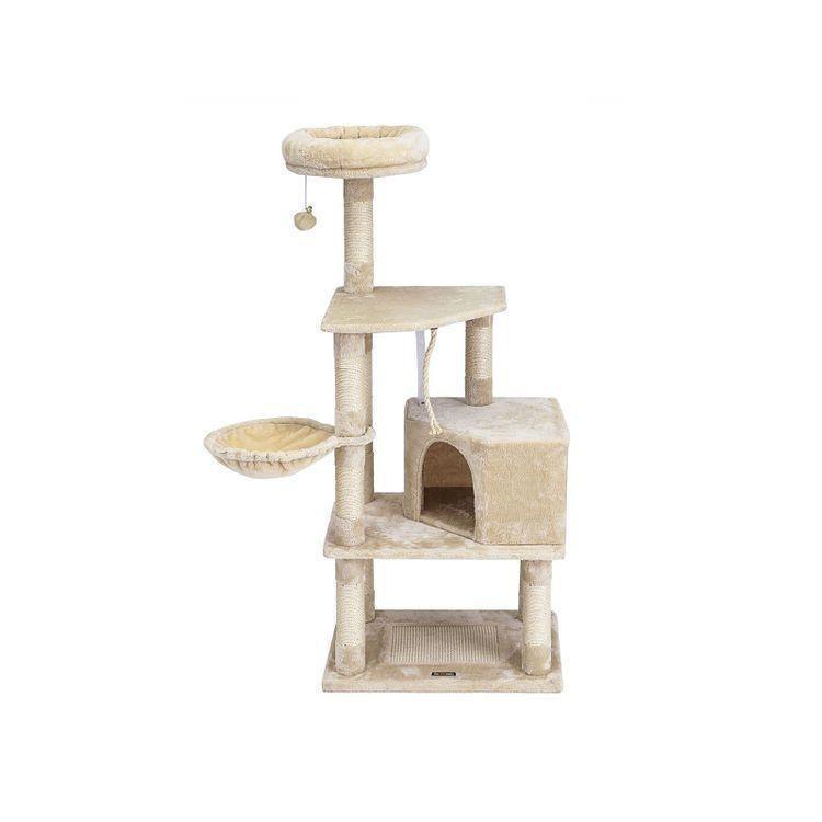 Beige Cat Tree 58" High FredCo