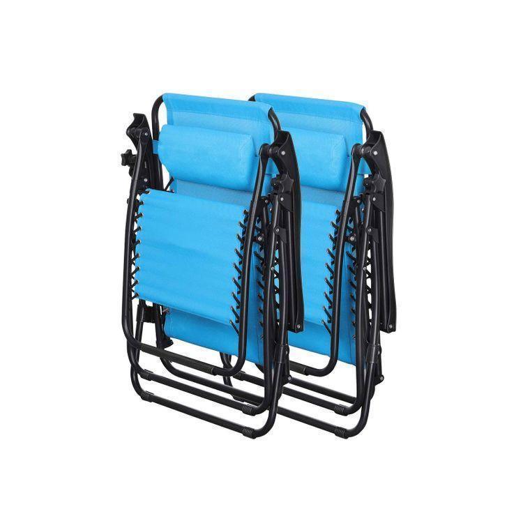 Blue Outdoor Lounge Chairs FredCo