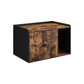 Brown & Black Cat Litter Box Cabinet FredCo