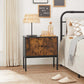 Buffet Cabinet Rustic Brown and Black FredCo