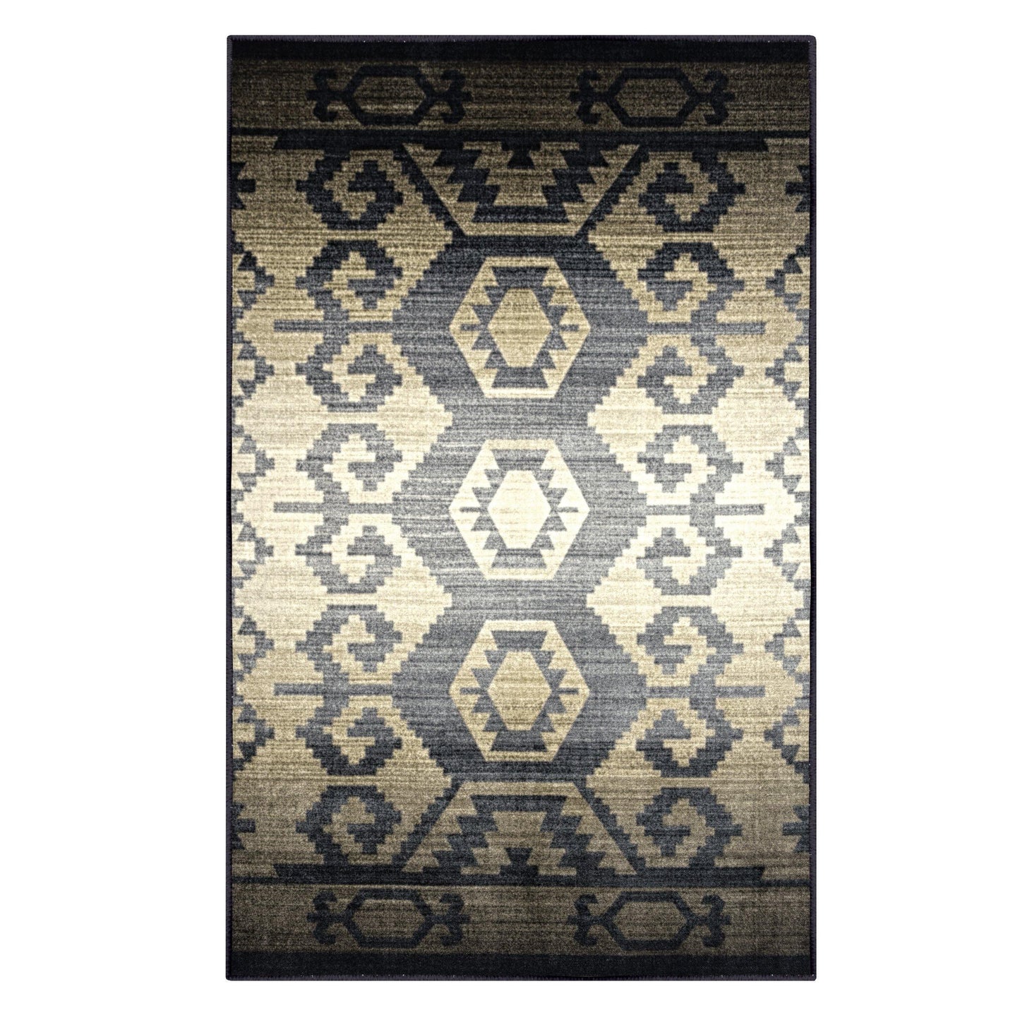 Catori Southwestern Non-Slip Foldable Machine-Washable Rug FredCo