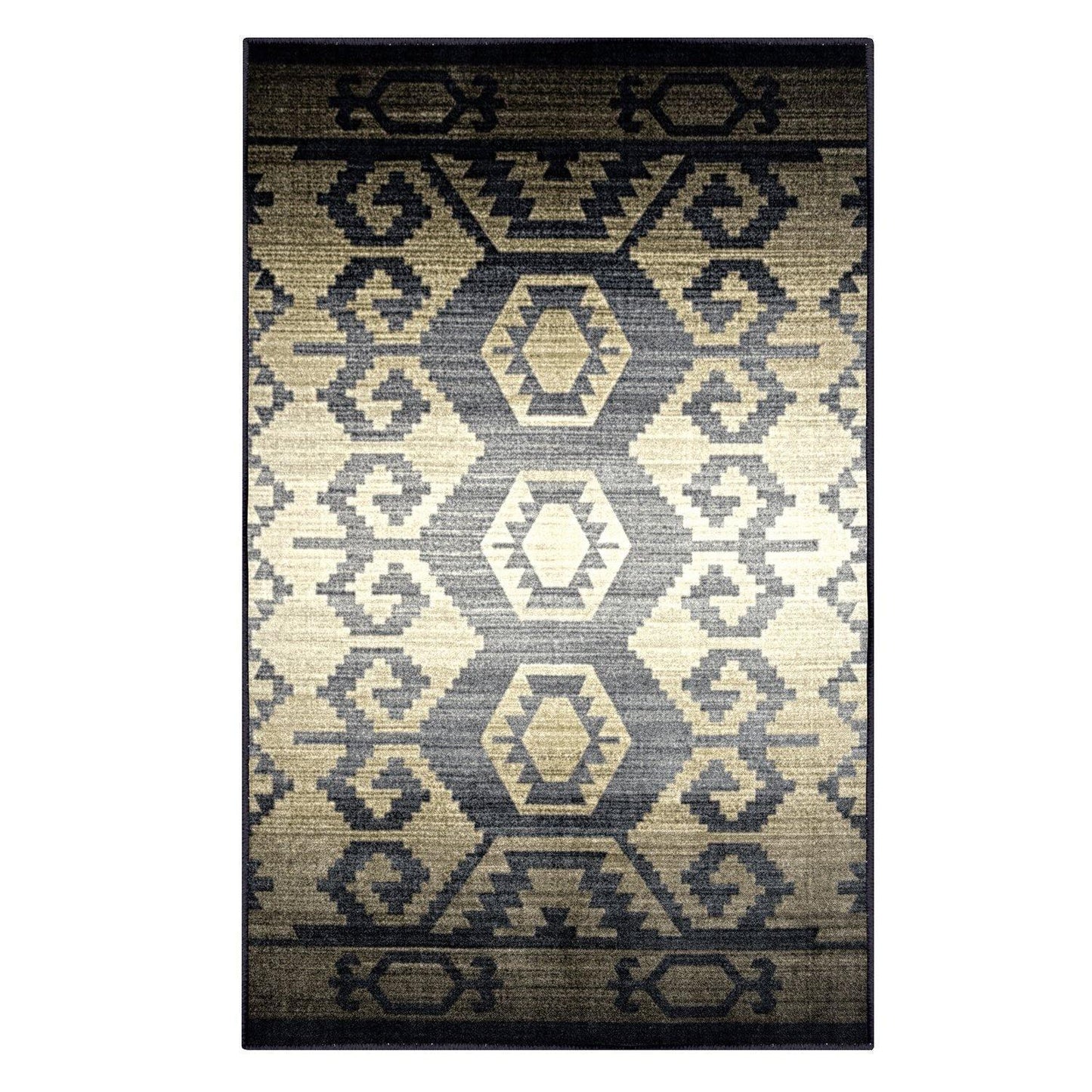 Catori Southwestern Non-Slip Foldable Machine-Washable Rug FredCo