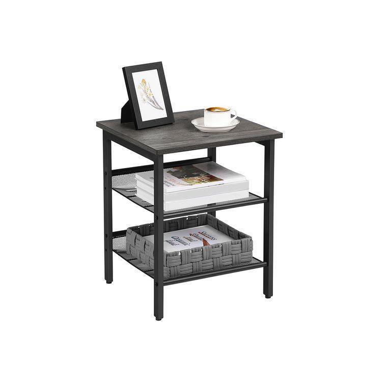 Charcoal Gray Side Tables FredCo