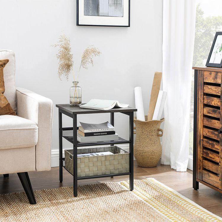 Charcoal Gray Side Tables FredCo