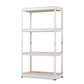 Cody White Metal 4-Shelf Multipurpose Shelving Rack FredCo