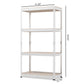 Cody White Metal 4-Shelf Multipurpose Shelving Rack FredCo