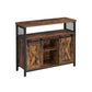 Dining Sideboard Rustic Brown and Black FredCo