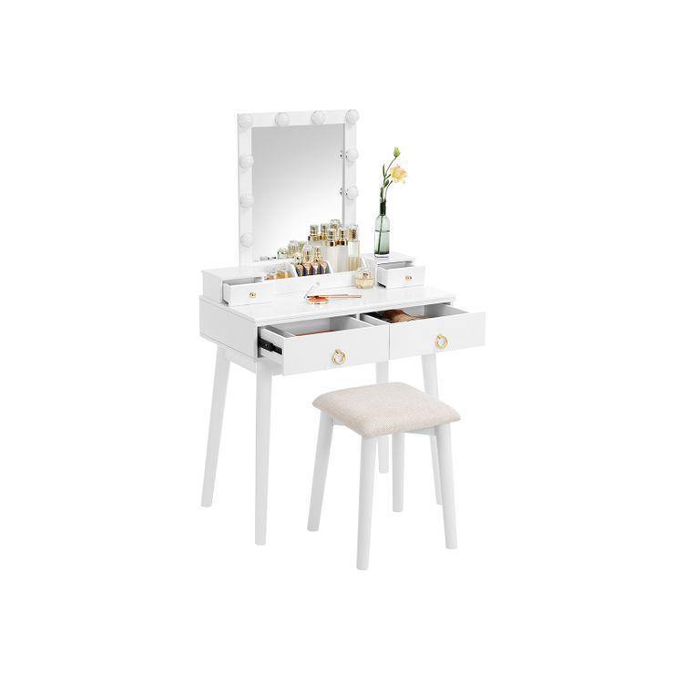 Dressing Table Set With Lights FredCo