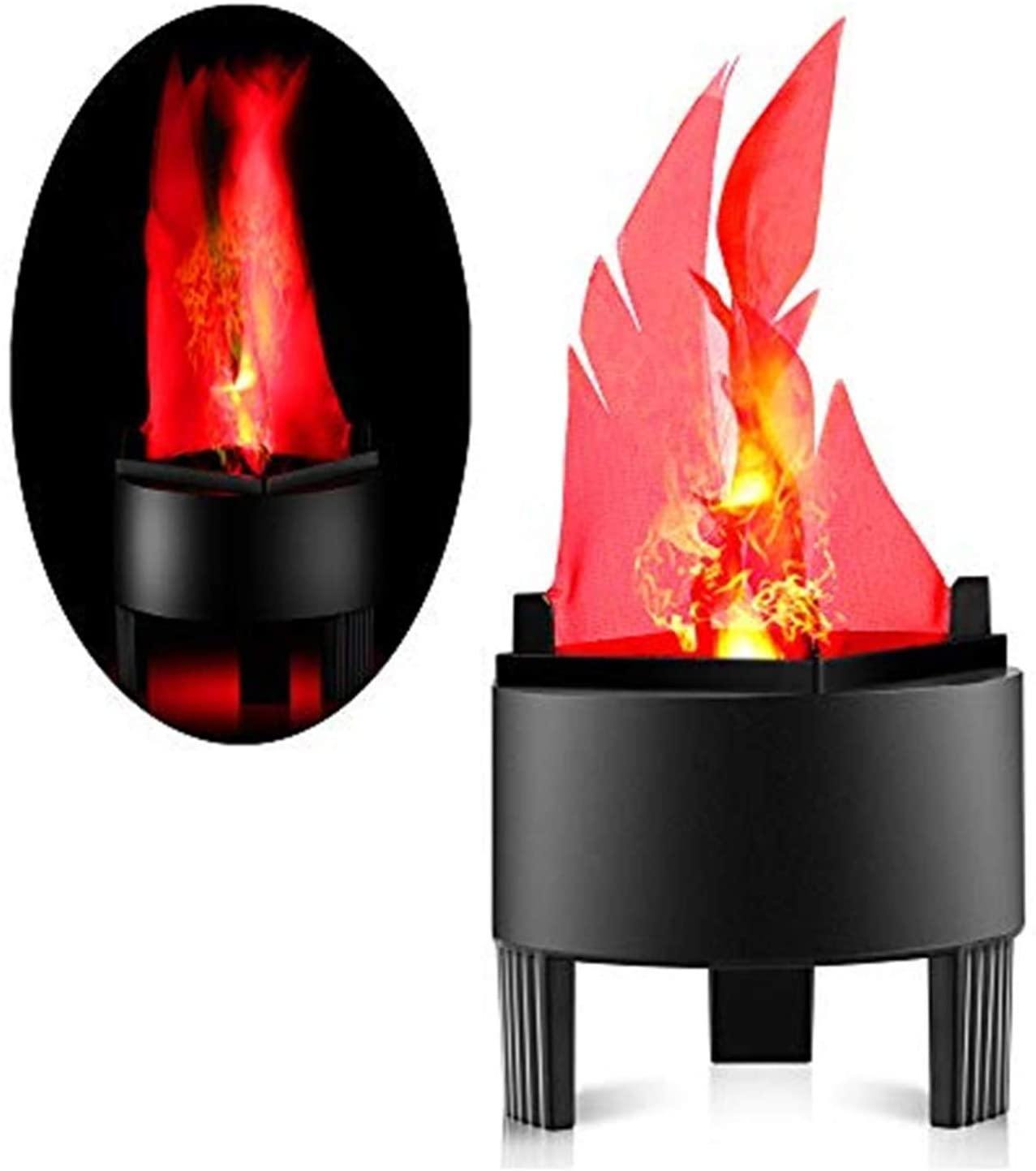 Electronic LED Fake Fire Flame Simulated Flame Effect Light No Heat Base Artificial Flame 3D Electric FredCo