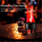 Electronic LED Fake Fire Flame Simulated Flame Effect Light No Heat Base Artificial Flame 3D Electric FredCo