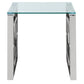 EROS Accent Table Silver FredCo