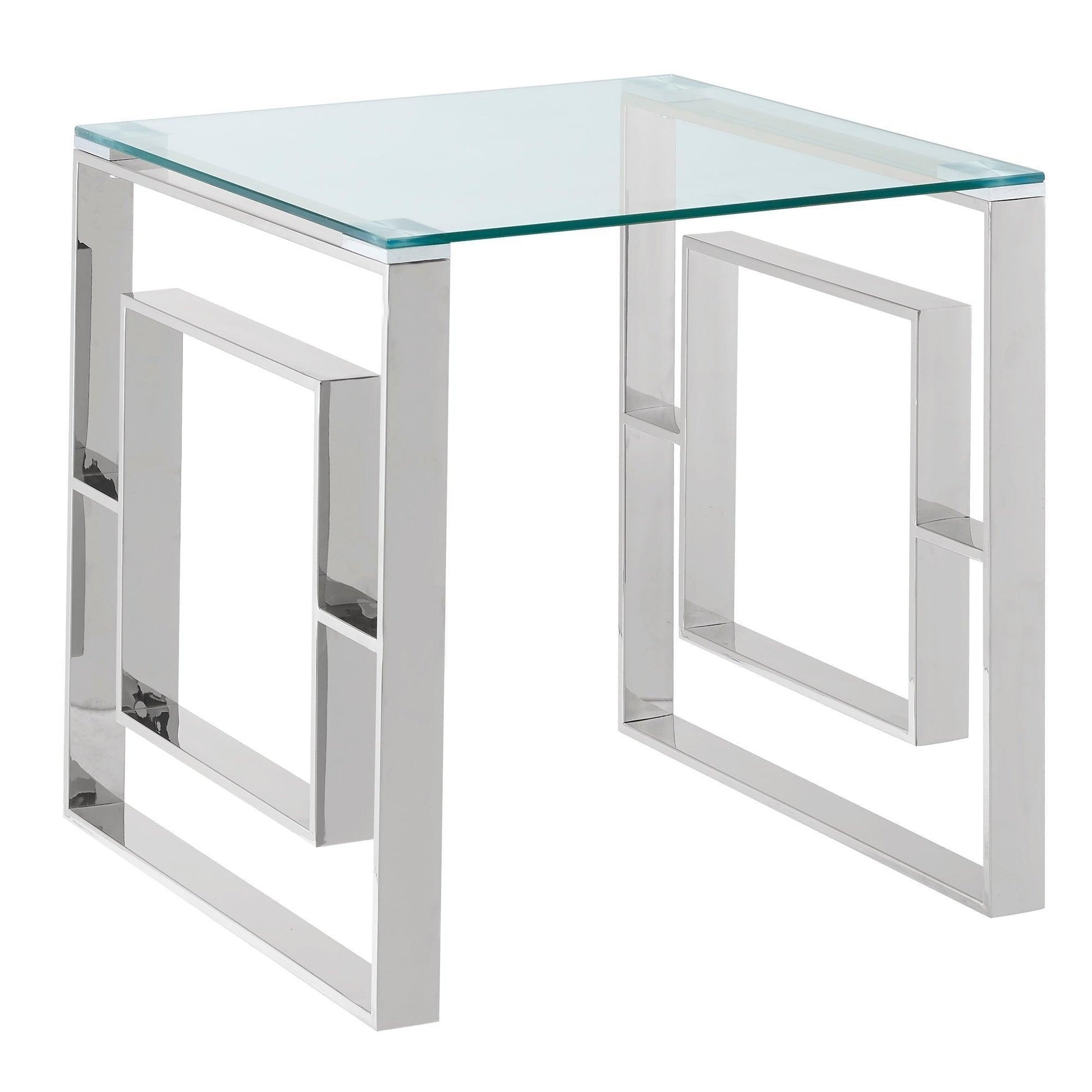 EROS Accent Table Silver FredCo