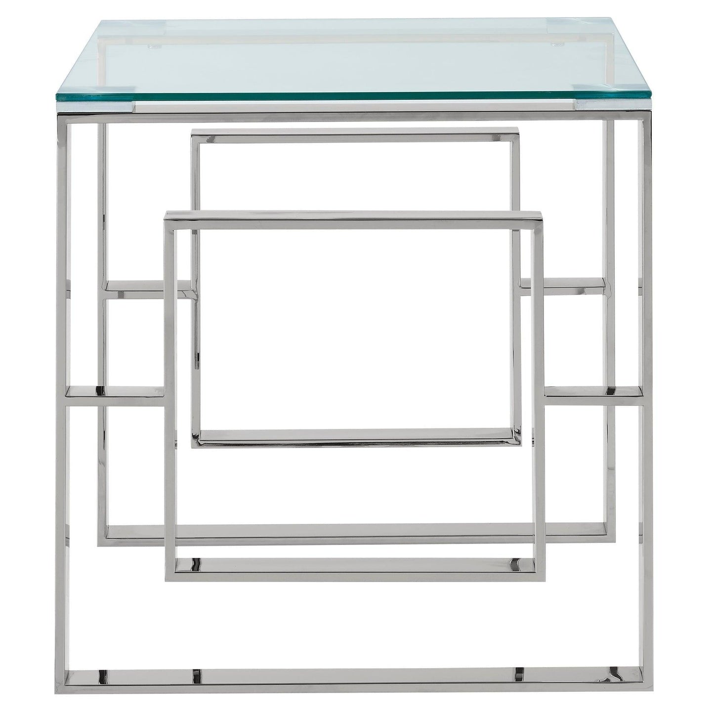 EROS Accent Table Silver FredCo