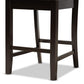 Fenton Modern and Contemporary Transitional Dark Brown Finished Wood 5-Piece Pub Set FredCo
