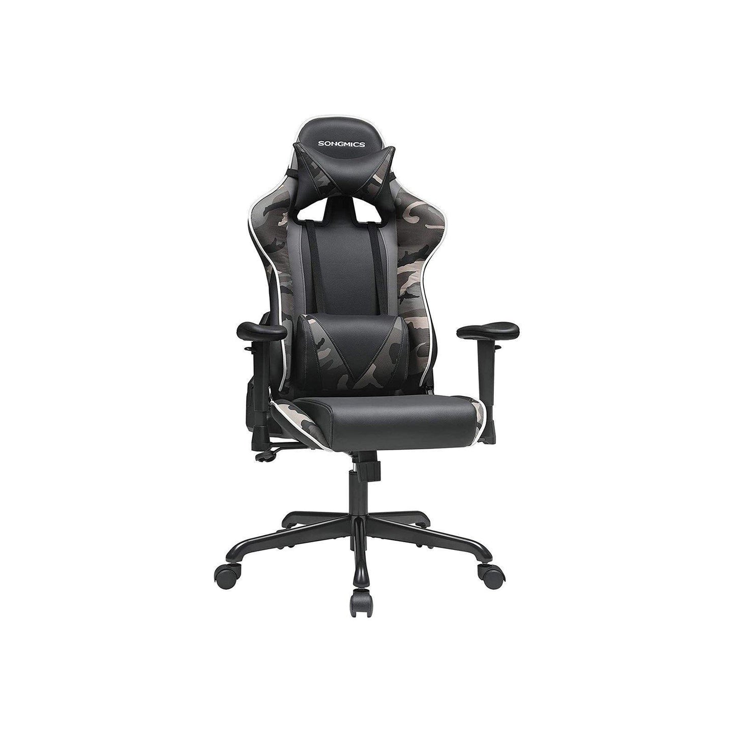 Gaming Chair Black and Camouflage FredCo