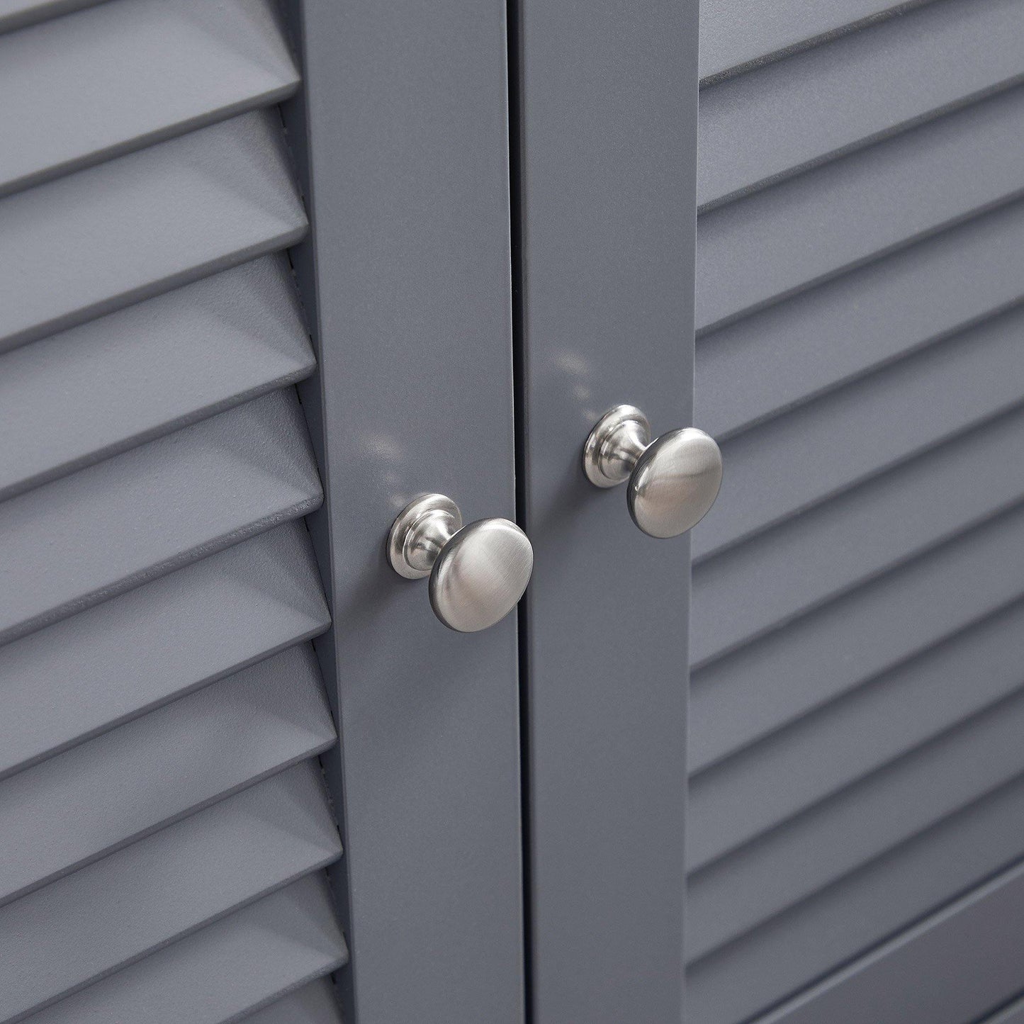 Grey Storage Cabinet with Shelf for Bathroom FredCo