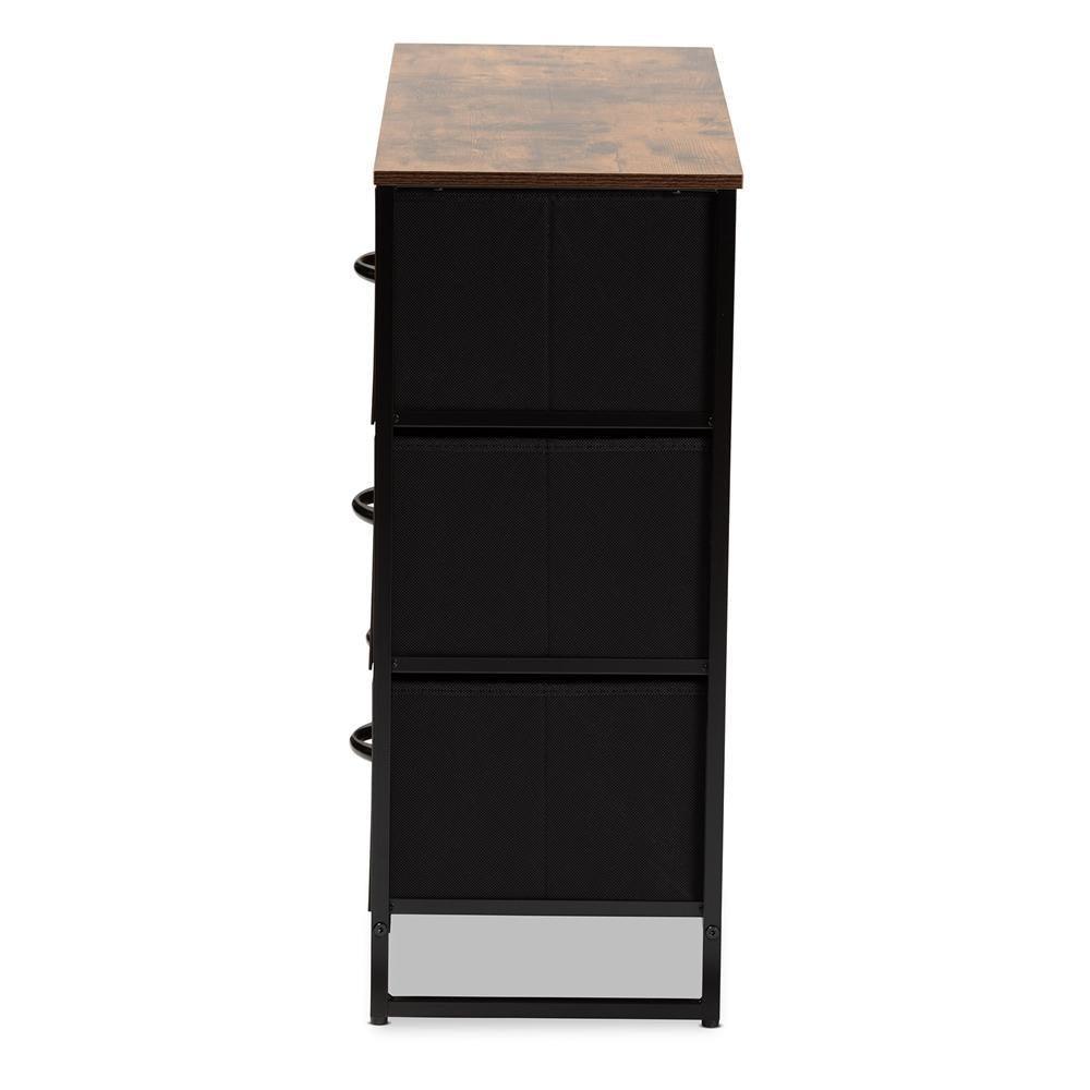 Volkan Modern 4-Drawer Metal-Framed Storage Cabinet-Multi-Colored