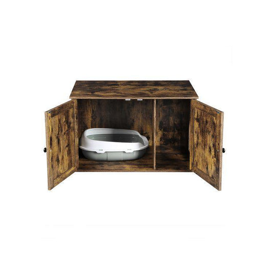 Curio litter outlet box