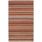 Horizon Retro Abstract Wavy Stripes Rug FredCo