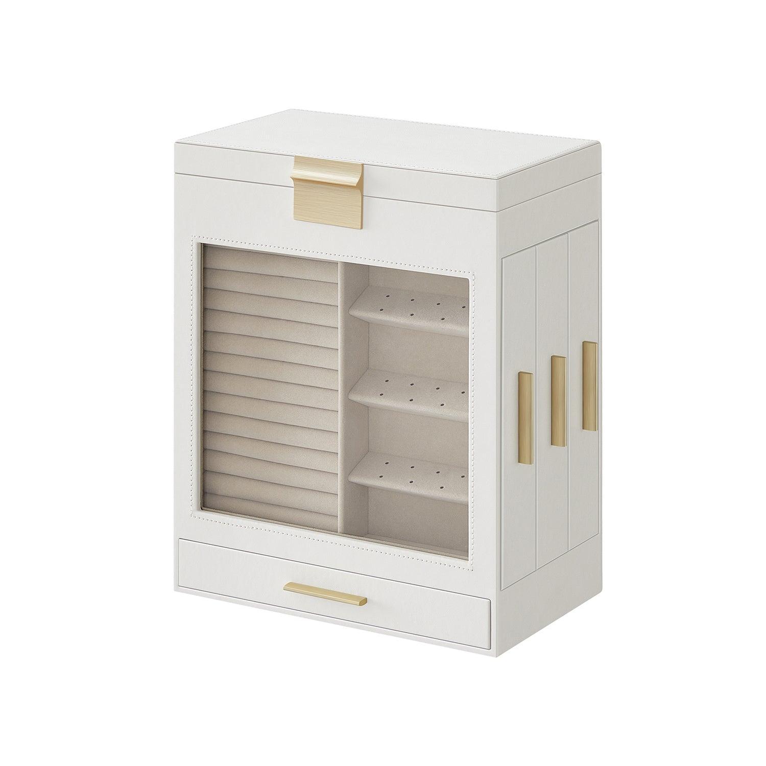 Jewelry Box with Glass Window, 5 Layer FredCo