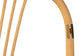 Laina Modern Bohemian Natural Brown Rattan Queen Size Wall-mount Headboard FredCo