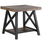 LANGPORT Accent Table Rustic Oak FredCo