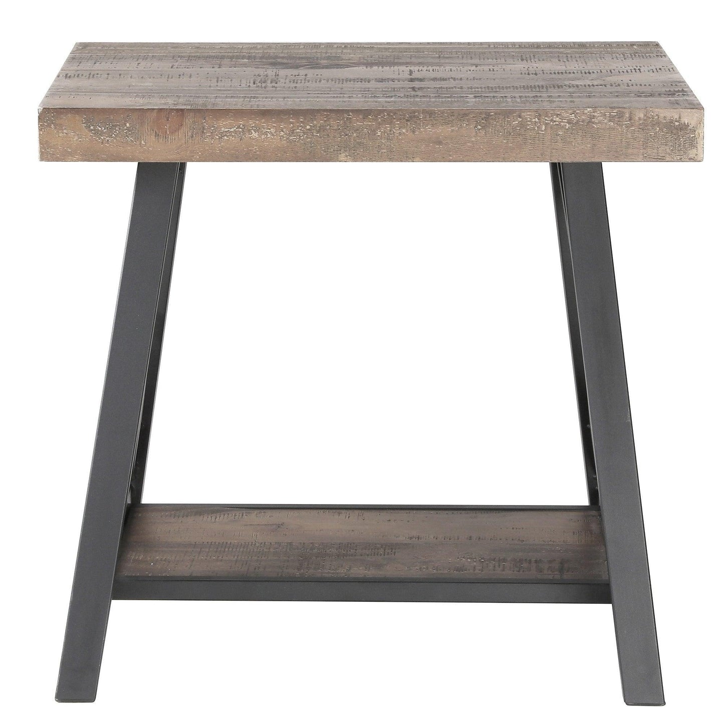 LANGPORT Accent Table Rustic Oak FredCo