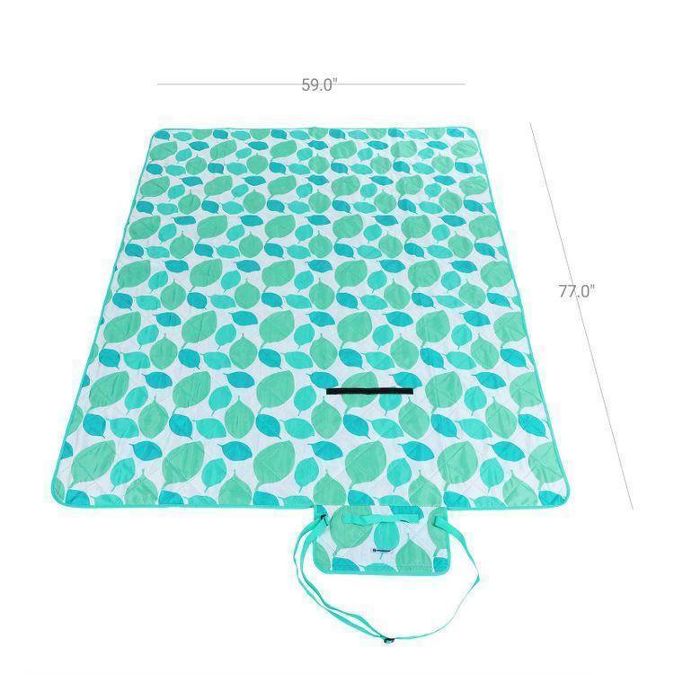 Leaf Pattern Picnic Blanket FredCo