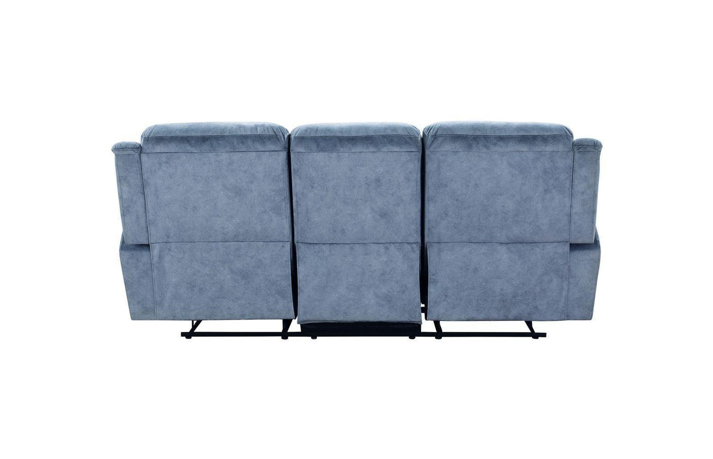 Mariana Sofa (Motion) Silver Blue Fabric FredCo