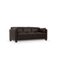 Matias Sofa Chocolate Leather FredCo