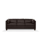 Matias Sofa Chocolate Leather FredCo