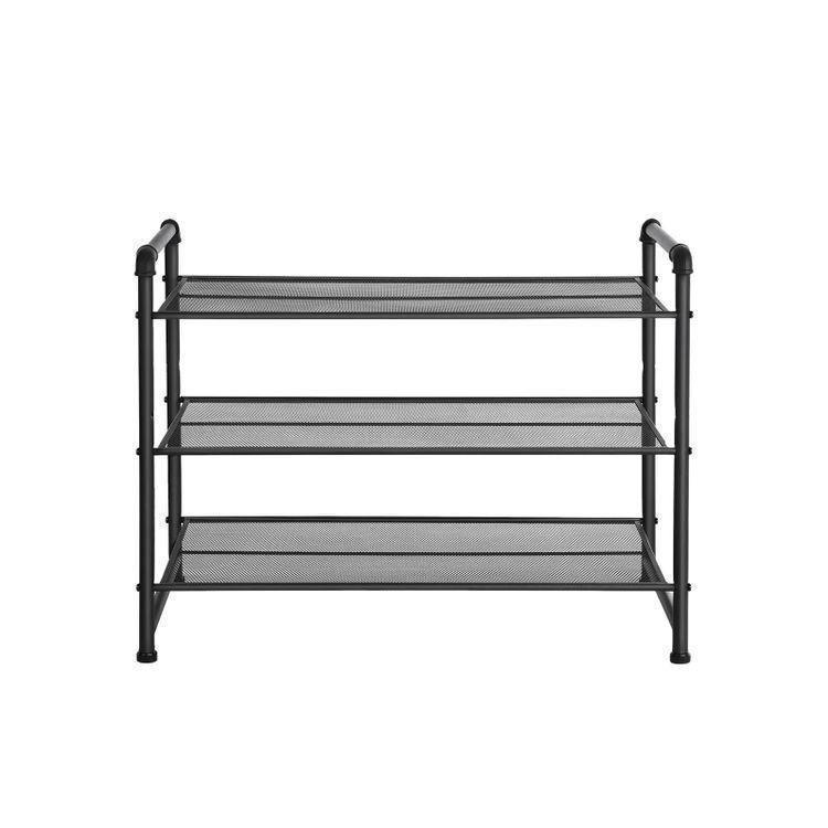 Matte Black Shoe Rack FredCo