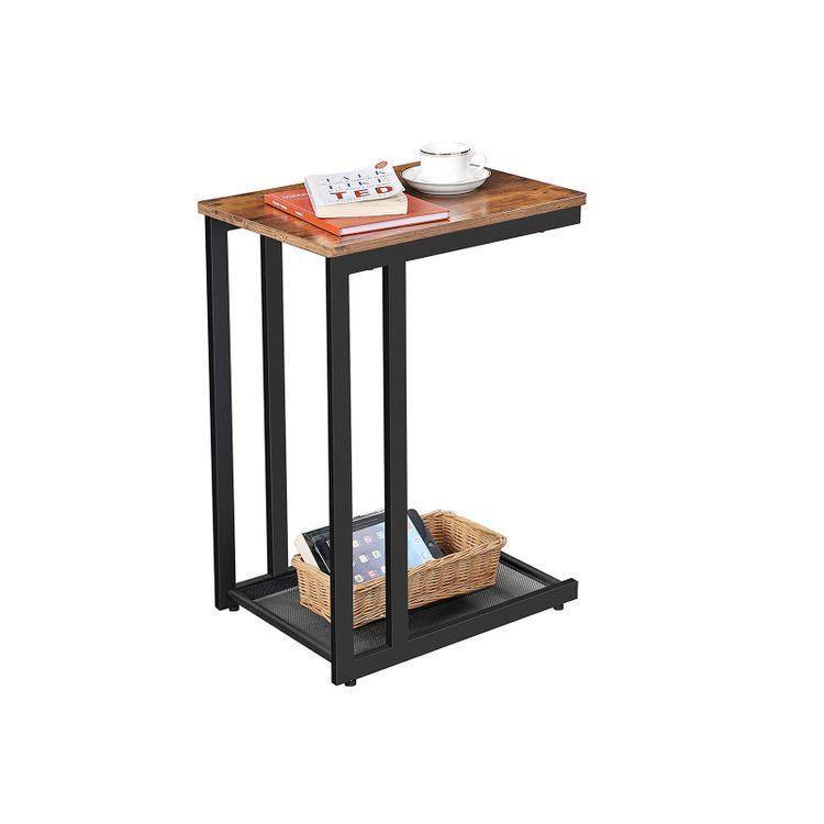 Mesh Shelf Side Table FredCo