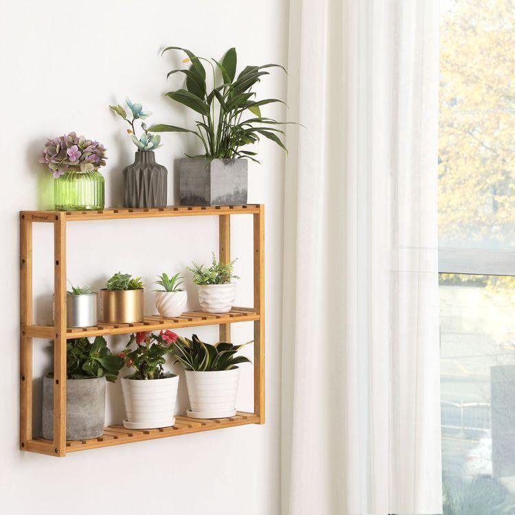 Natural Bamboo Bathroom Shelf FredCo