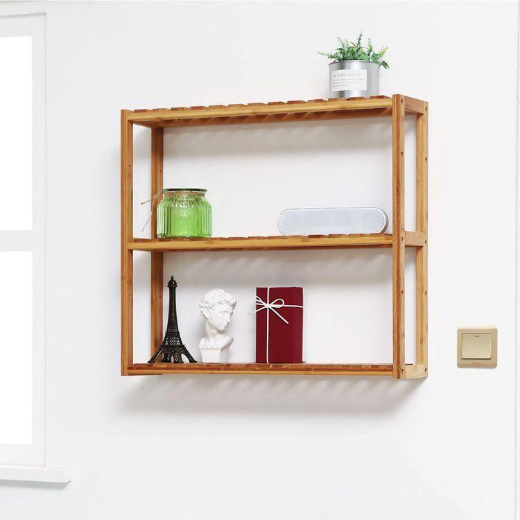 Natural Bamboo Bathroom Shelf FredCo