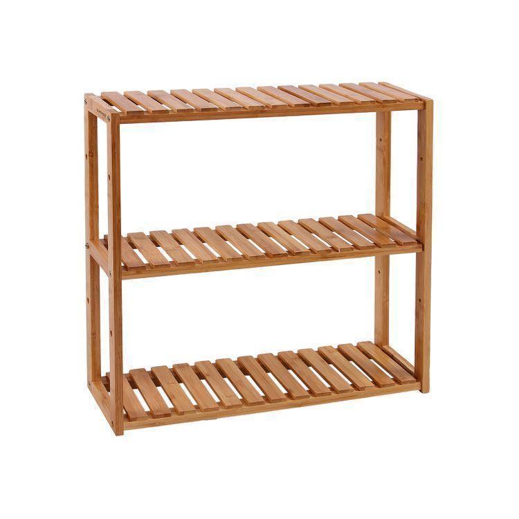 Natural Bamboo Bathroom Shelf FredCo